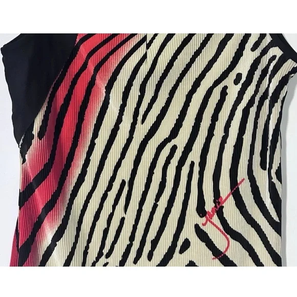 Jamie Sadock Abstract 1/4 Zip Sleeveless Golf Tank - Picture 6 of 12